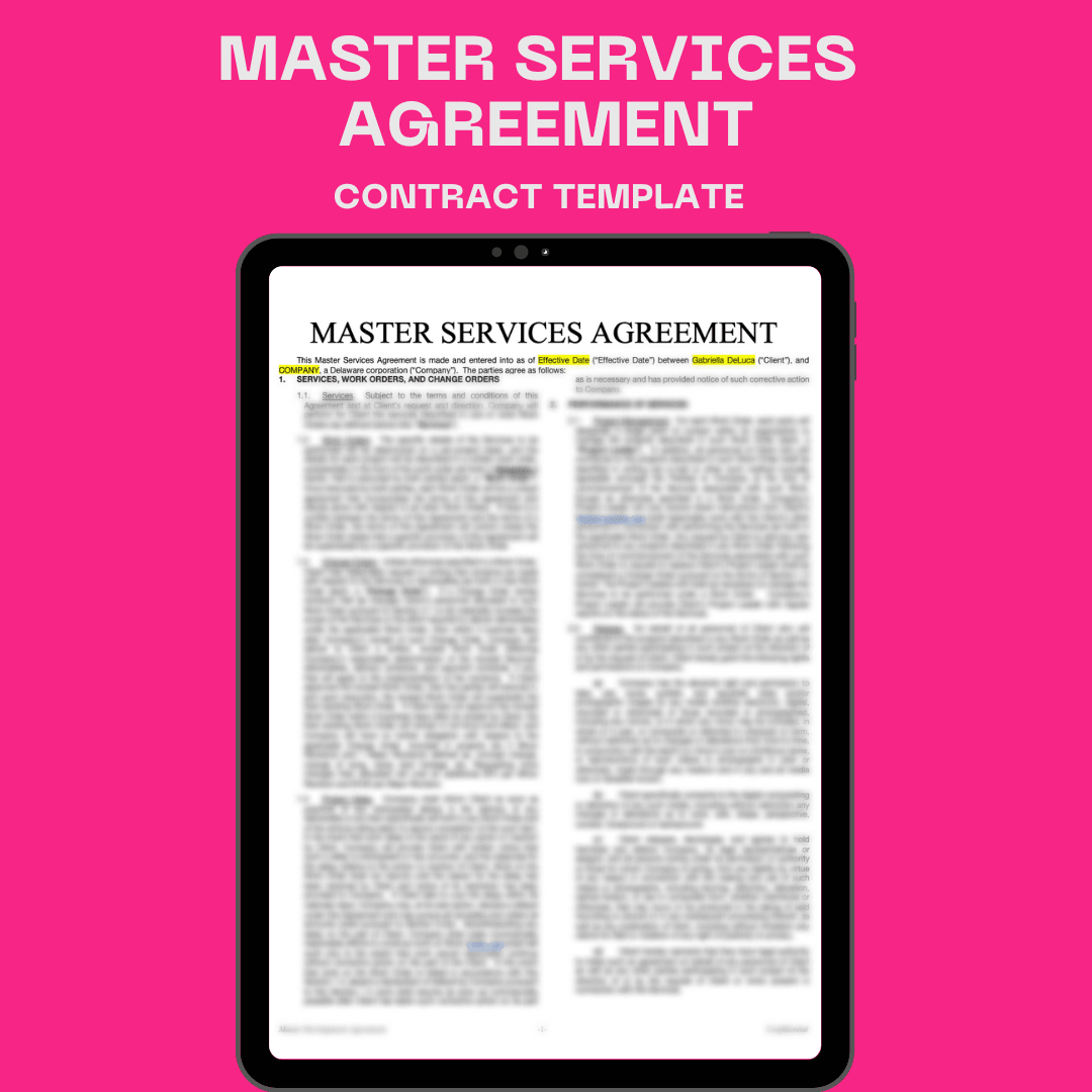 Videography Services Contract Template - Business Legal Hub
