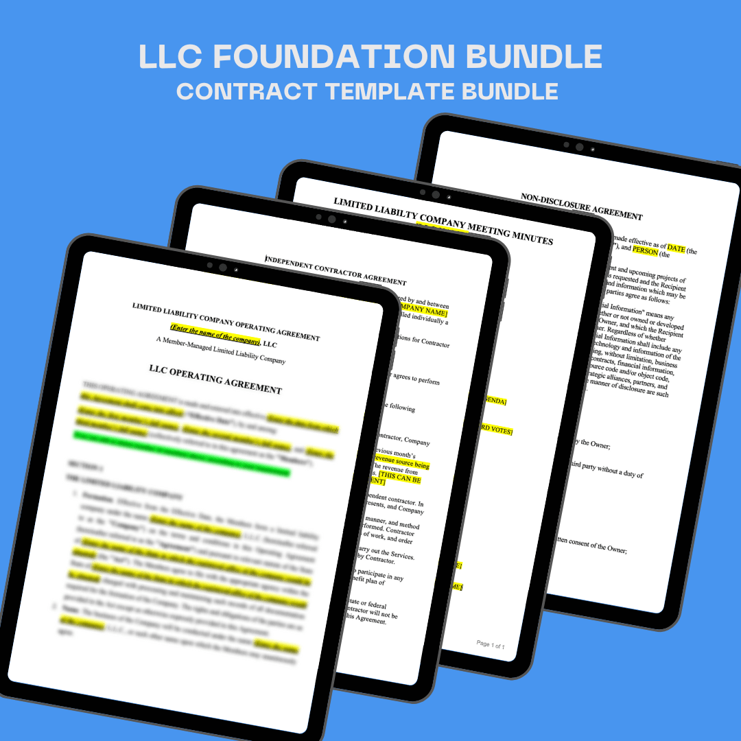LLC Foundation Bundle - Business Legal Hub