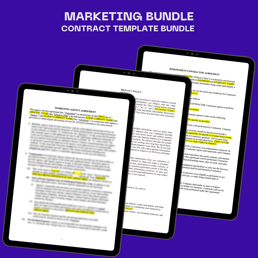 Marketing Services Bundle - Business Legal Hub