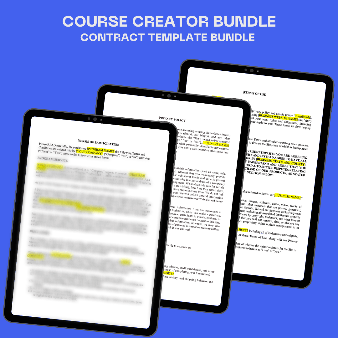 Course Creator Bundle - Business Legal Hub